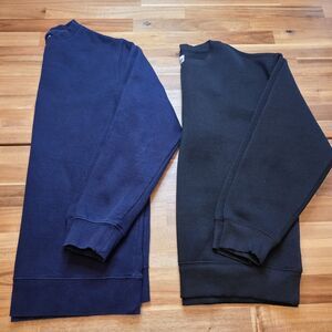 Boys 18/20 Sweatshirt Lot Pure Champ Everyday Kids Navy Black Crewneck 2pc